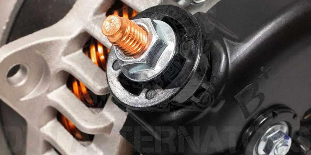 Alternator output terminal